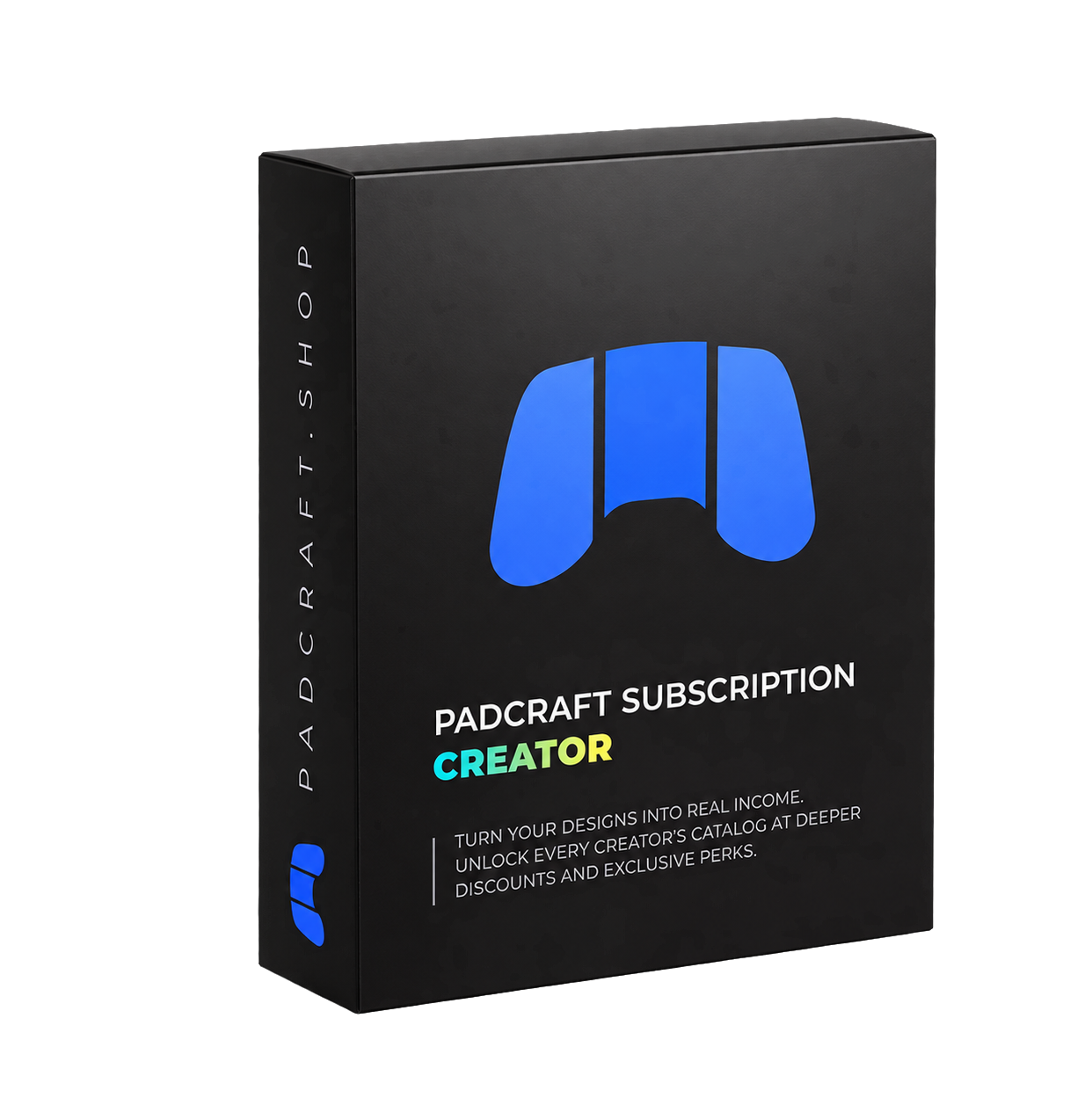 PADCRAFT Creator plan — sell your own controller overlay designs